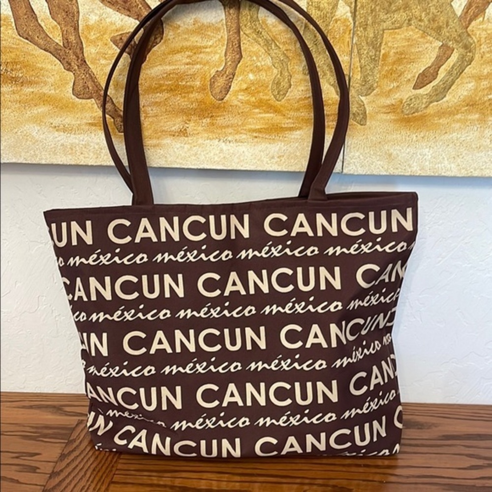 Brown Cancun Tote Bag